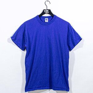 Russell Athletic Made in USA Blank T-Shirt Medium VTG 90s Sports Streetwear